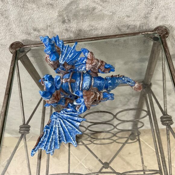 Mega Bloks 9893 Frost Dragon Dungeons & Dragons Fire/Ice Figure head articulates - Picture 8 of 11